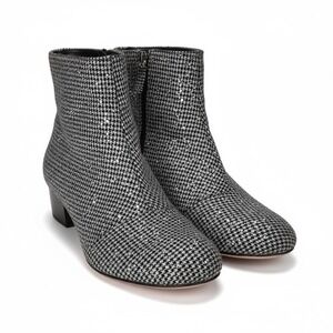 Kurt Geiger London Mini Burlington Girls Houndstooth Ankle Boots Size 13M